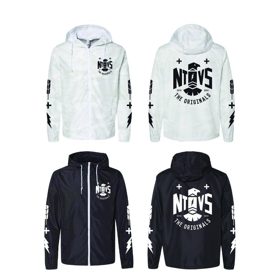 The NTVs Thunderbird Windbreaker - Black Camo - Medium | Island Pezi