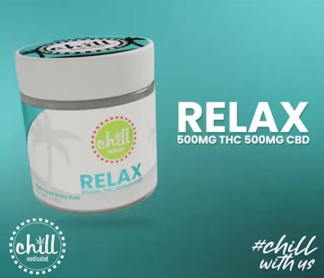 Chill Medicated Topical Lotion Relax 1000mg (hybrid, lotions, 0.28g)