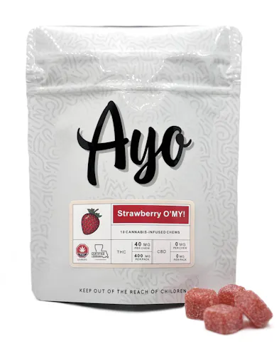 Ayo: Gummies | OMy | Strawberry | 400mg | 10pk-active