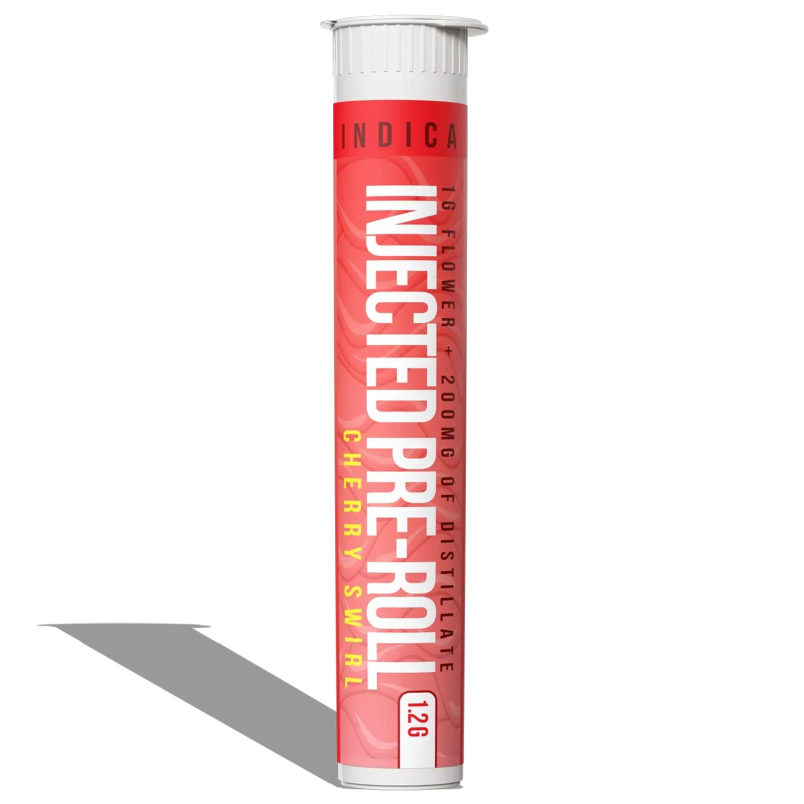 Distro 10 Cherry Swirl Infused Preroll Rec - Exclusive Cannabis