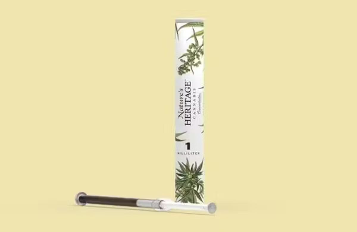 1:1 THC:CBD RSO 1g Syringe Nature's Heritage 1g Concentrates