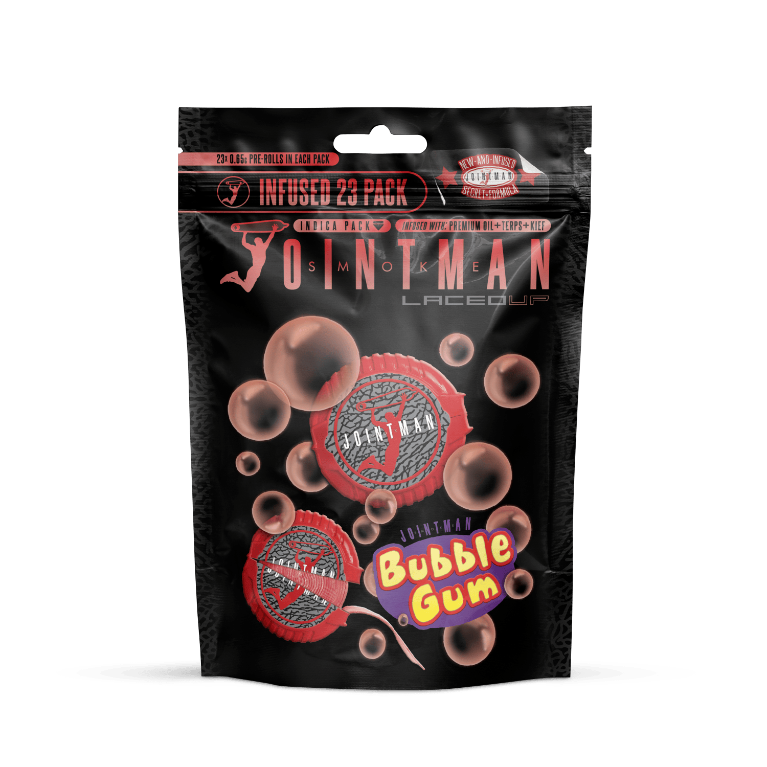 Product: Jointman | Infused Pre-Roll 23-Pack - 15g - Bubblegum