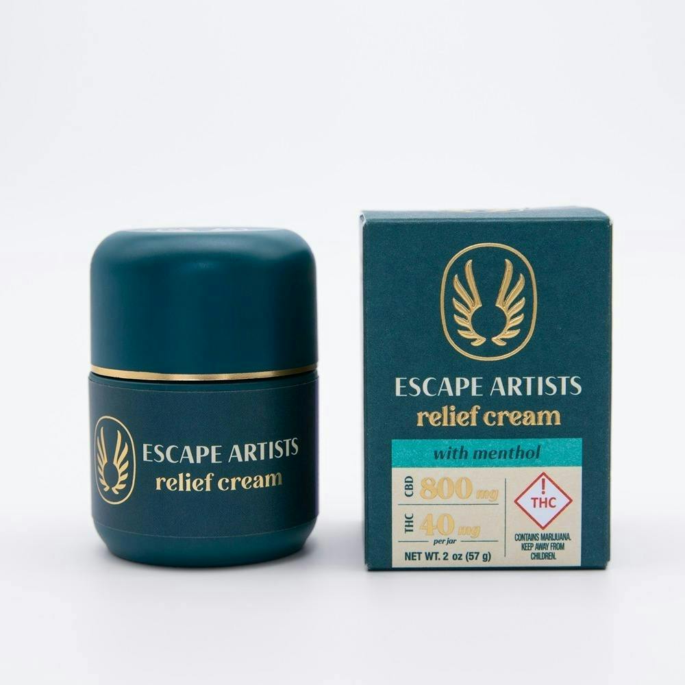 Escape Artist | 2oz Lotion - Menthol - 800mg:40mg CBD:THC