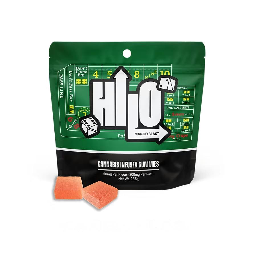 Hi-Lo - 200mg Live Resin Gummies - Mango Blast