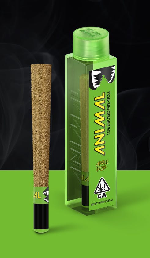 Pre-Roll | Animal | Green Apple Pop - Infused Pre-Roll | 1g