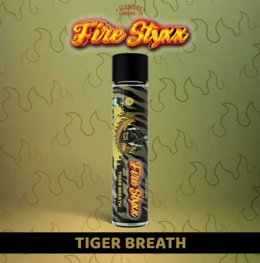 Glorious Fire Styxx Infused Pre-Roll | Tiger Breath