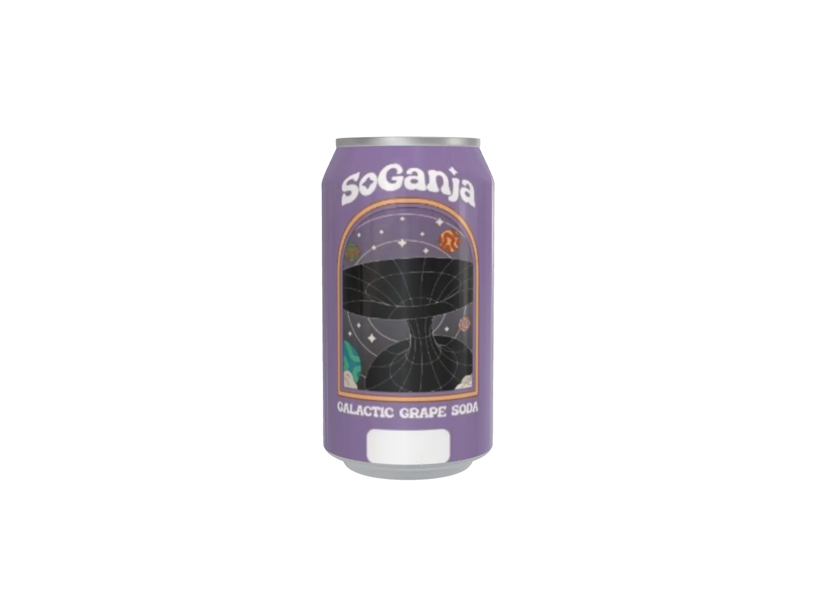SoGanja: Infused Beverage | Galactic Grape Soda | 25mg | CODES