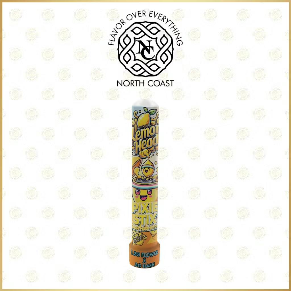 North Coast x Superb x Adams Family - 1.5g Hash Joint Pixie Stix Tier 3 - Lemon Head