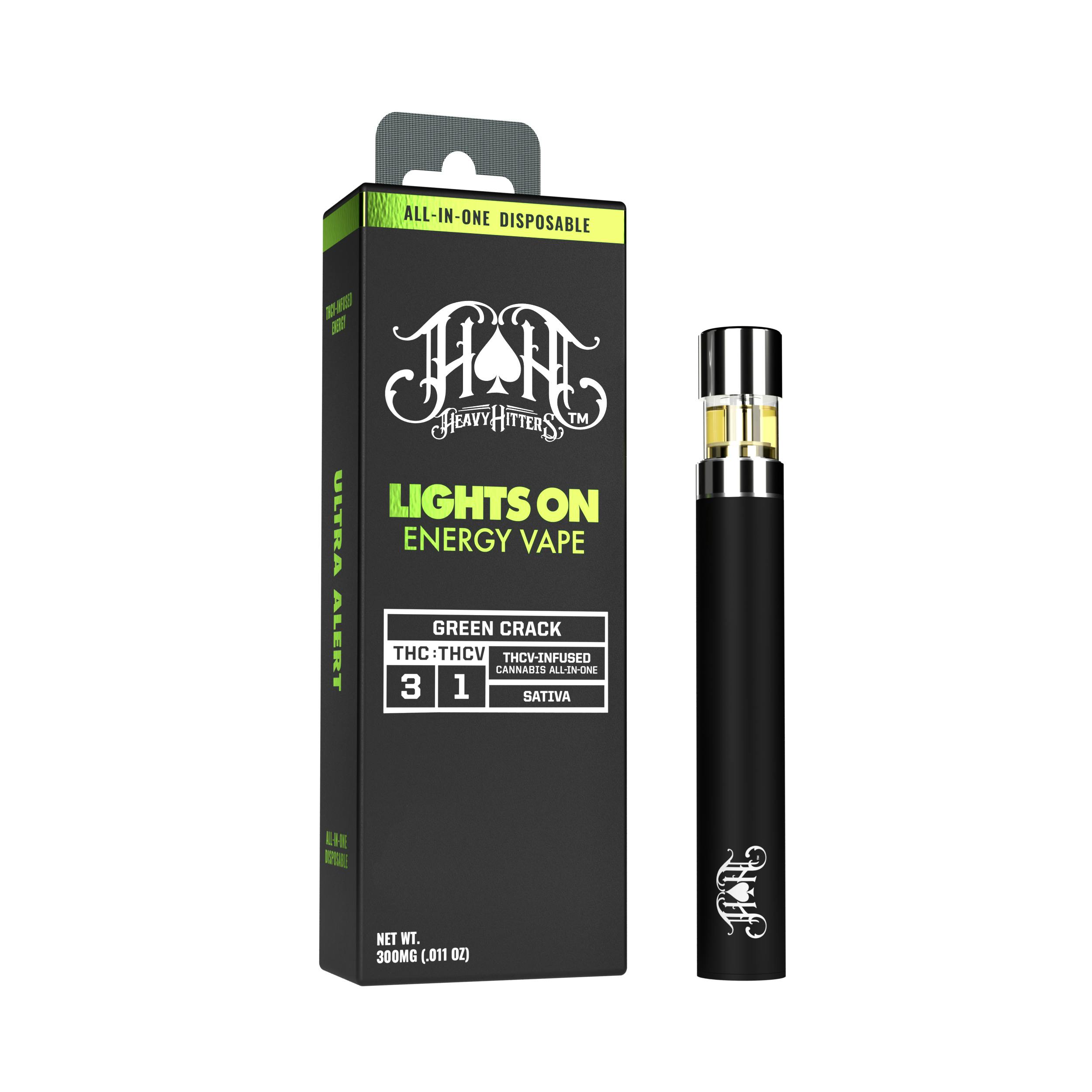 Heavy Hitters | THCV Green Crack | AIO | 0.5g