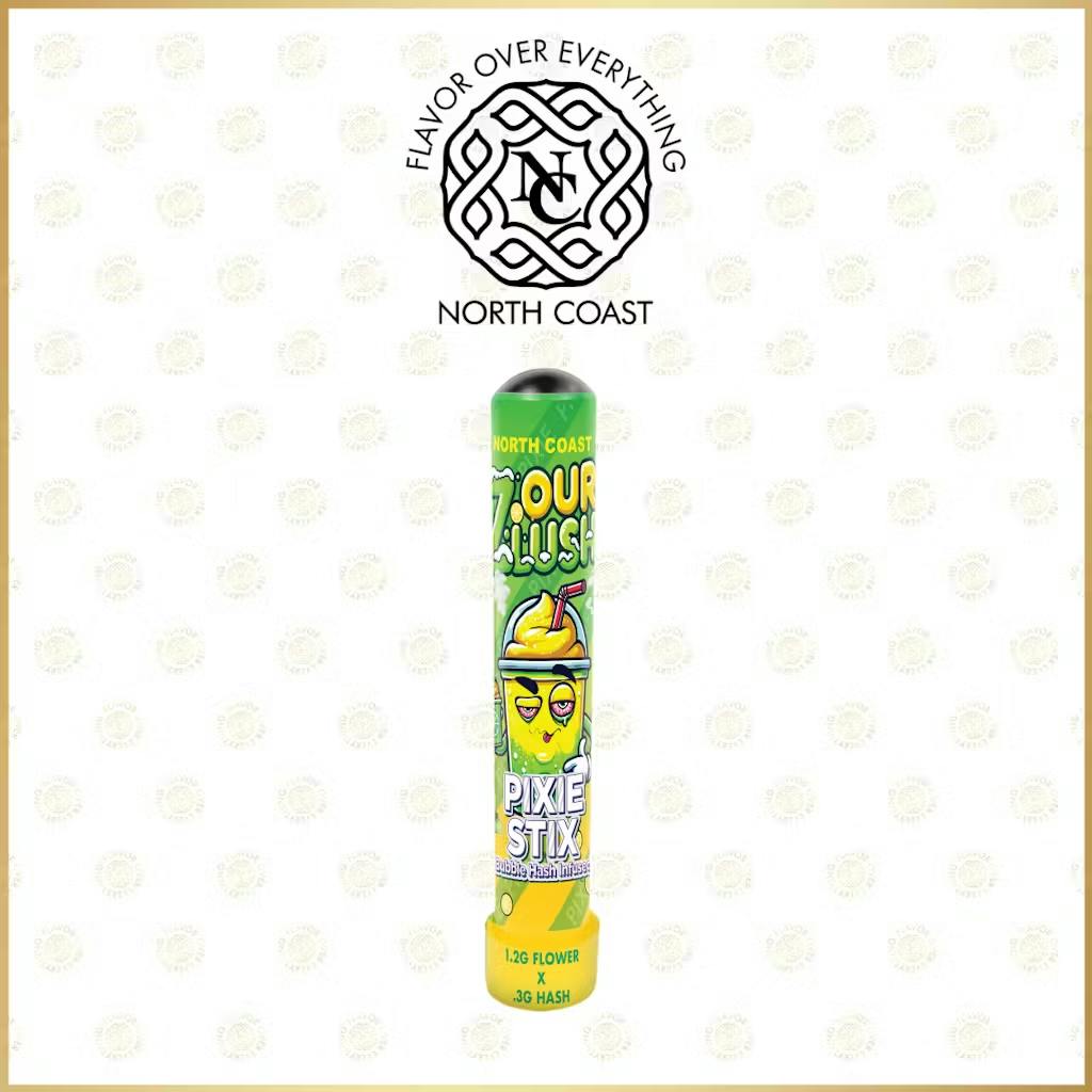 North Coast x Herb Wealth x Black Label - 1.5g Hash Joint Pixie Stix Tier 1 - Zour Zlush