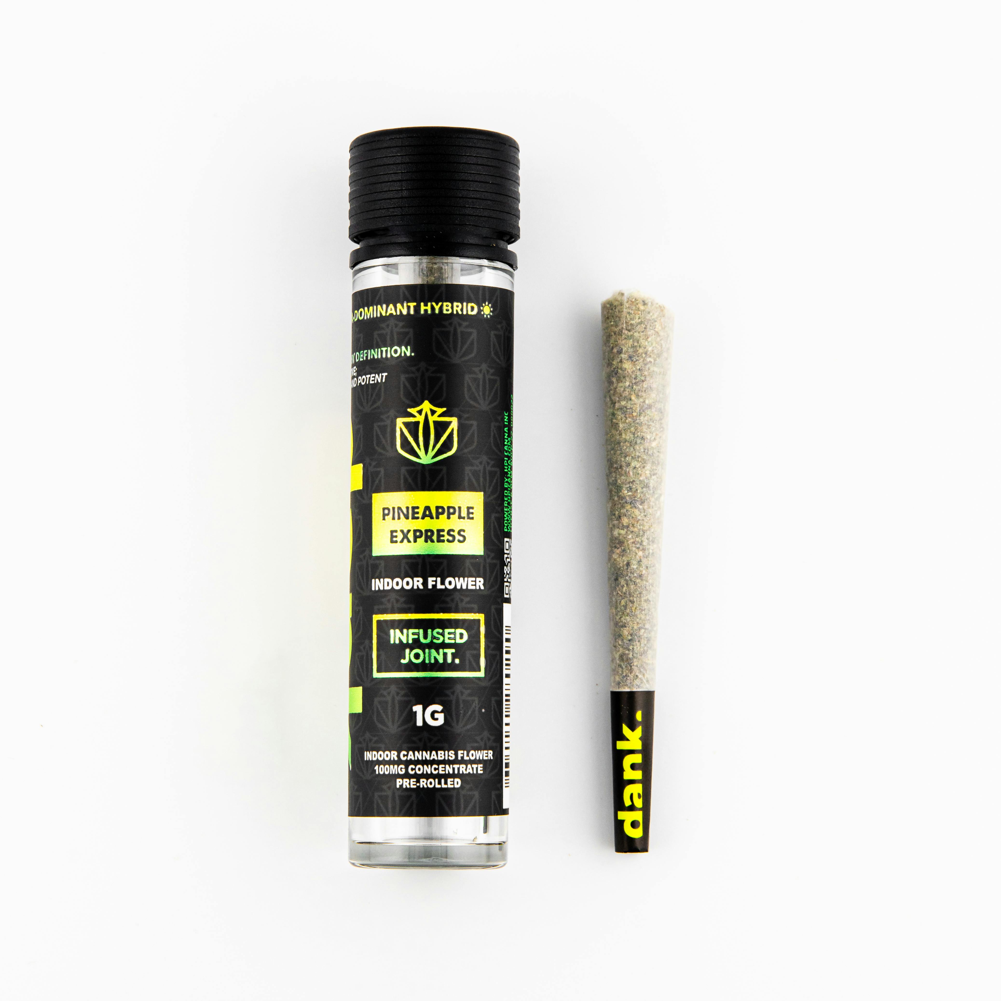 dank. by definition Pineapple Express| Infused | Single - PRE_ROLLS cannabis product, 1.1g