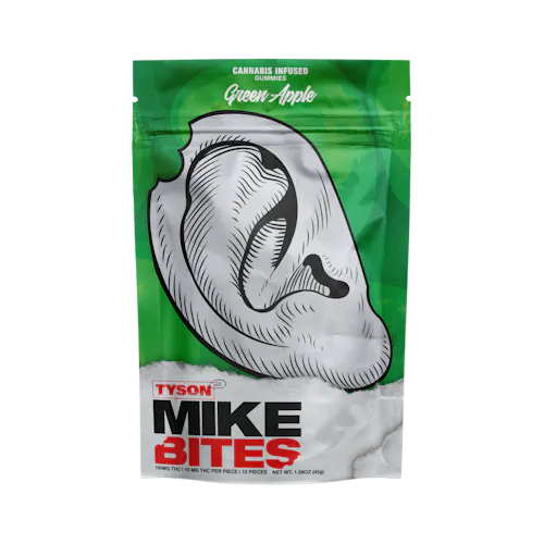 Tyson 2.0 | Mike Bites Green Apple | 100MG Gummies-1