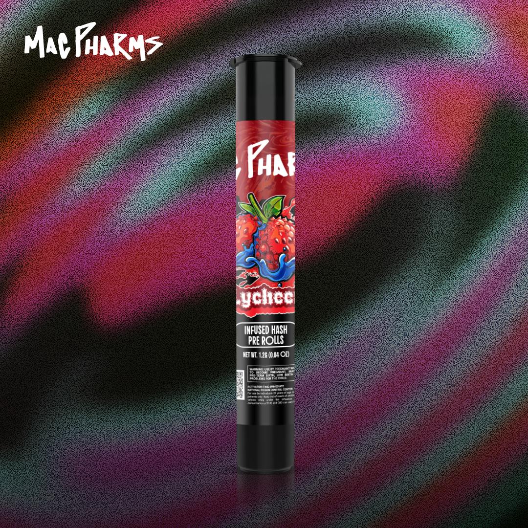 Mac Pharms - 1.2g Infused Preroll - Lycheez