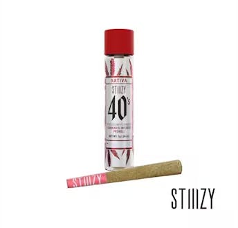 Stiiizy - Infused Preroll 40s - Strawberry Cough (S) (1.0g)