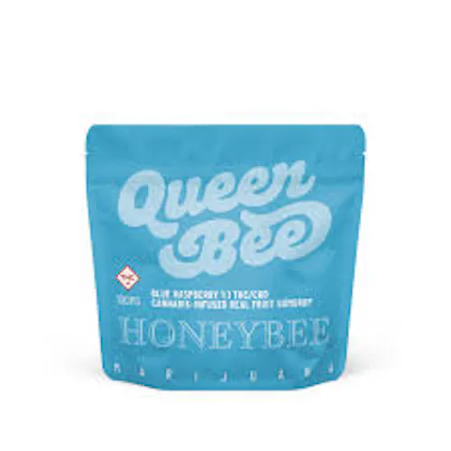 Honeybee | Blue Raspberry Queen Bee Gumdrop 1:1 THC:CBD | 100mg-1