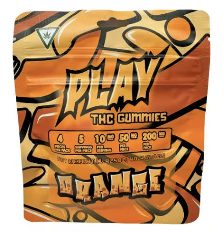 Product: Play | Gummies - 200mg - Orange