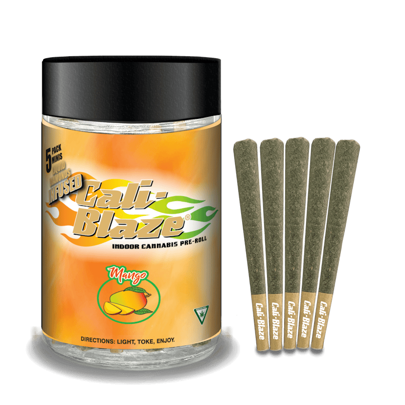 Cali-Blaze | Infused Pre-Roll 5-Pack - 3.5g - Mango