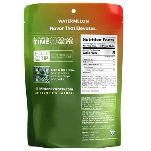 Watermelon Fruit Chews | 200mg-2