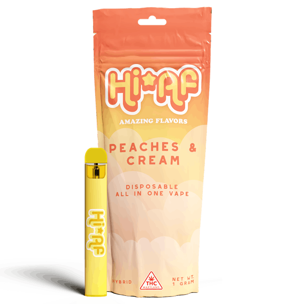 Peaches & Cream Disposable Vape Pen 1g