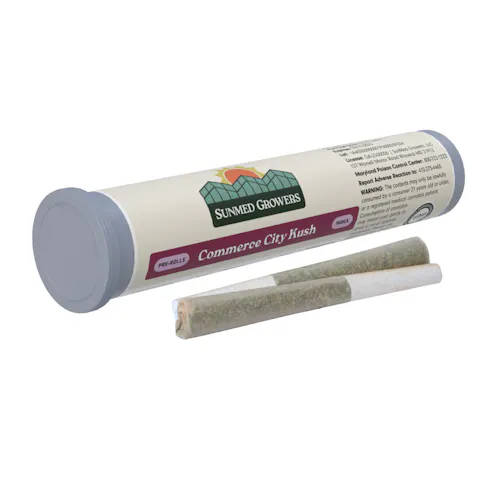 SunMed Commerce City Kush Pre-Rolls x 2pk-3