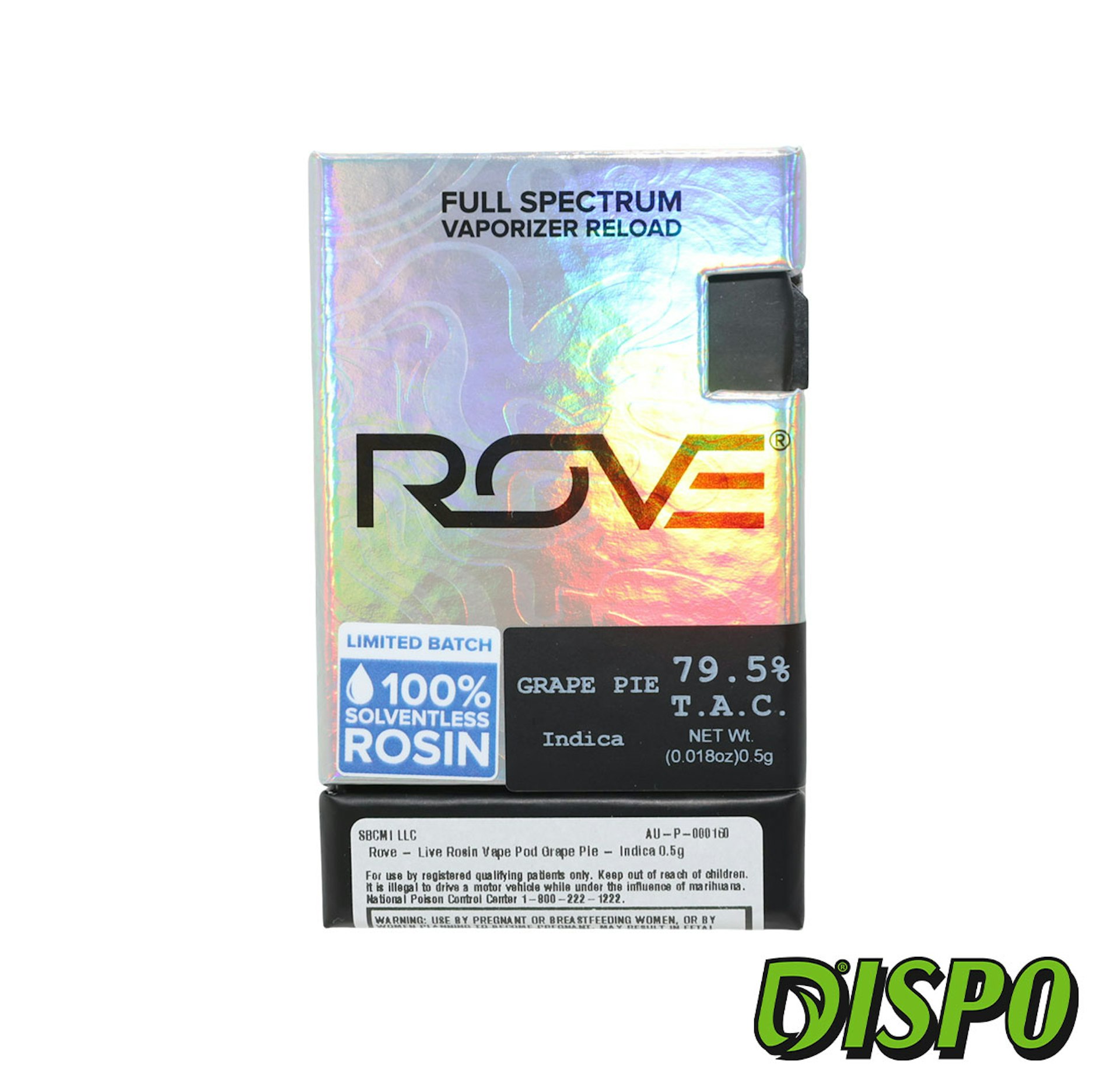 Rove - Grape Pie .5G Rosin Pod