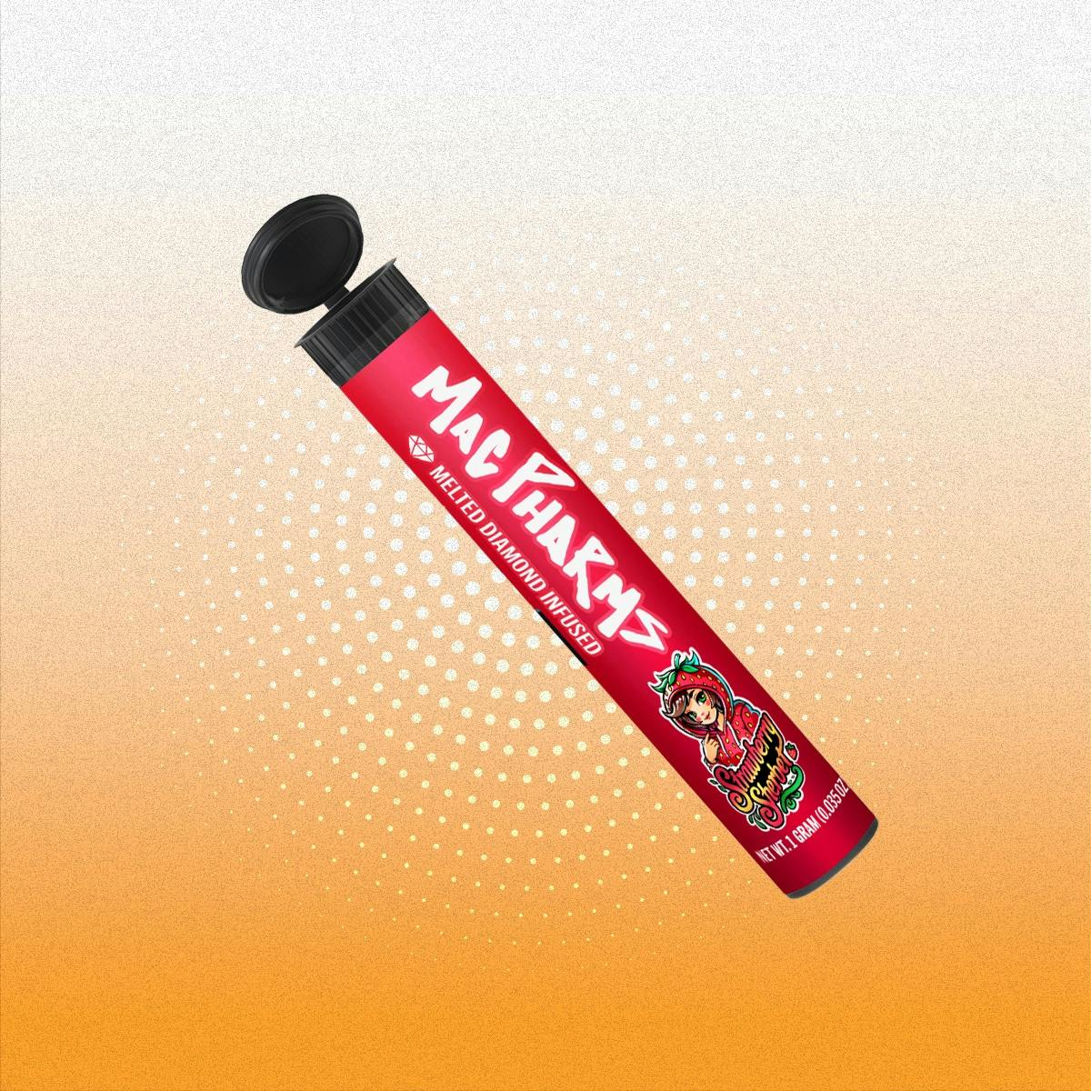 Mac Pharms - 1g Infused Preroll - Strawberry Sherbert