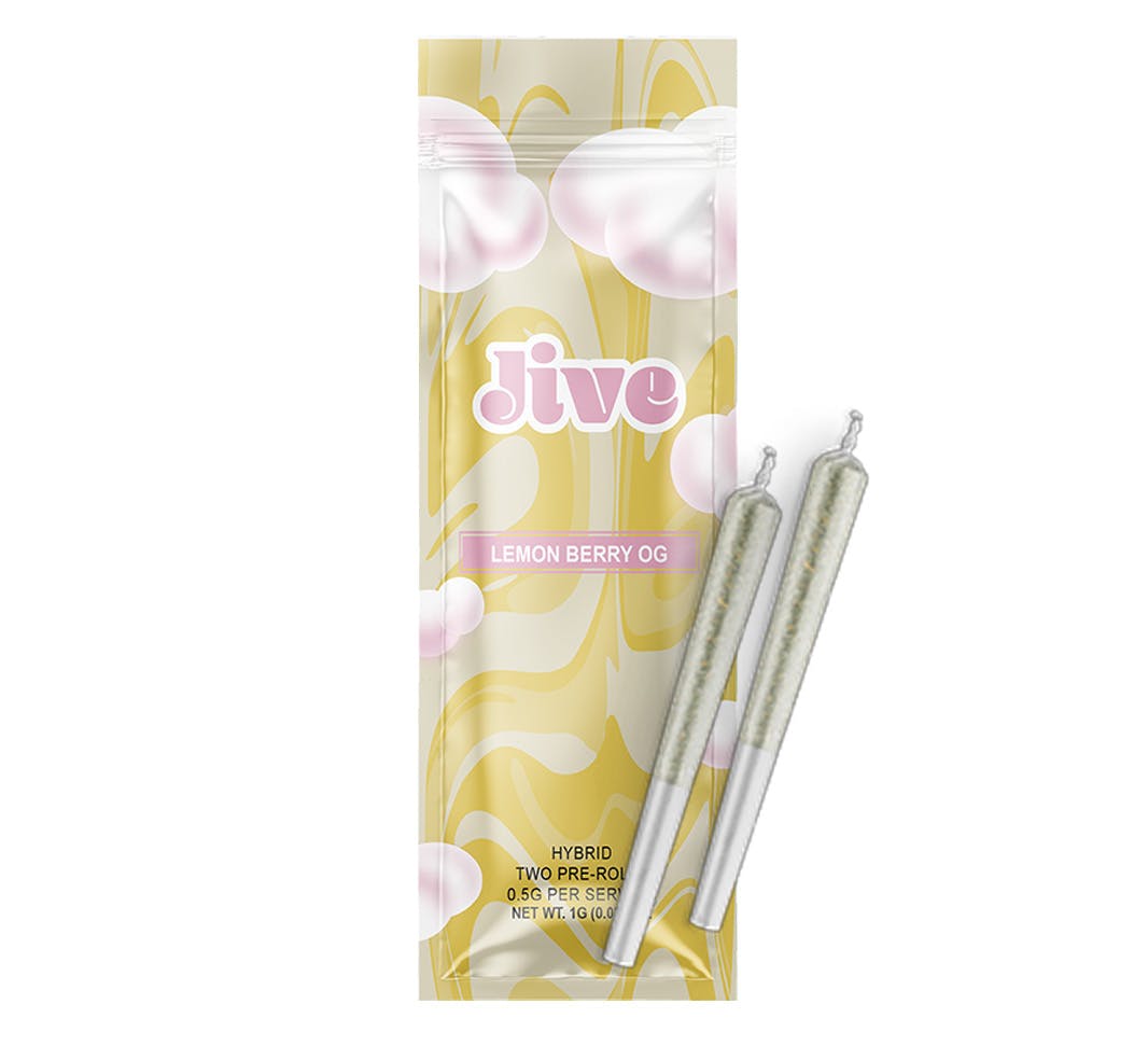 Jive - Lemon Berry OG  2pk Preroll by Jive