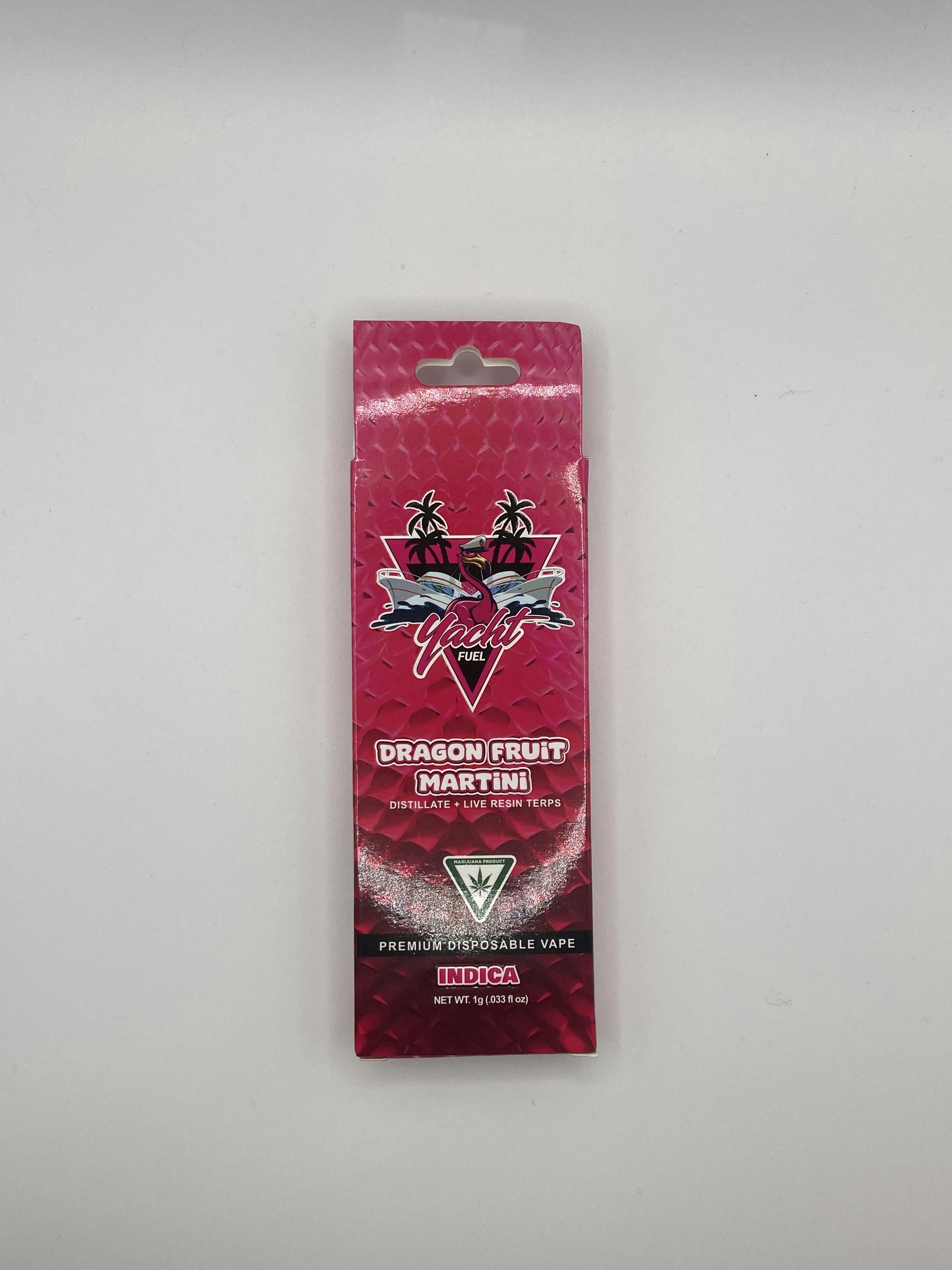 Yacht Fuel - 1g Disposable - Dragonfruit Martini