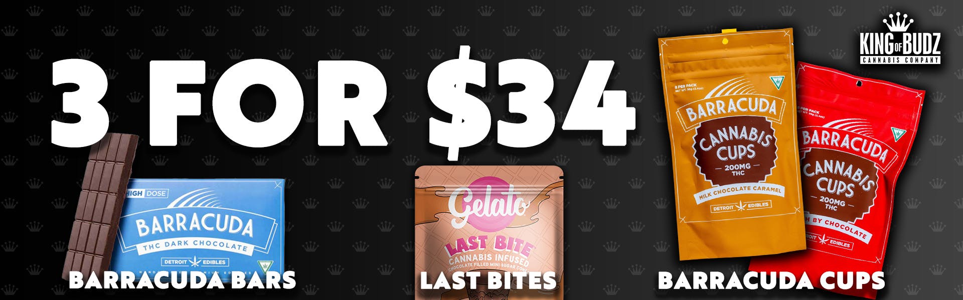 Gelato Last Bites + Barracuda Bars AND Cups 3/$34