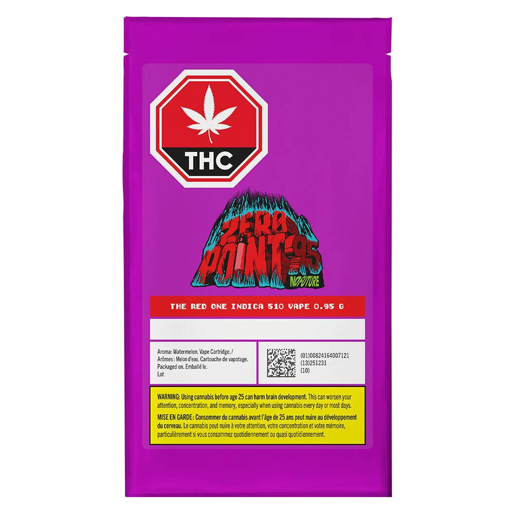 No Future - ZeroPoint95 – The Red One 510 Thread Cartridge - 0.95g