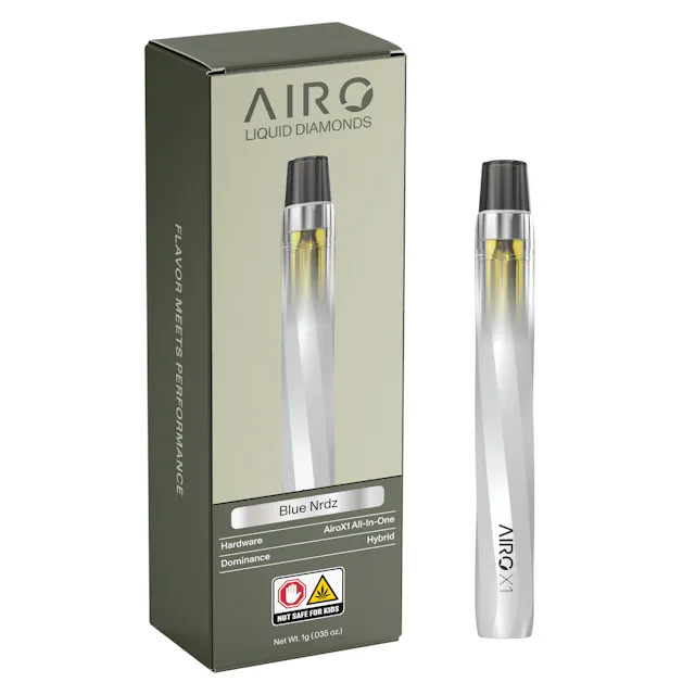Airo Liquid Diamonds Disposable Blue Nrdz 1g (hybrid, disposables)