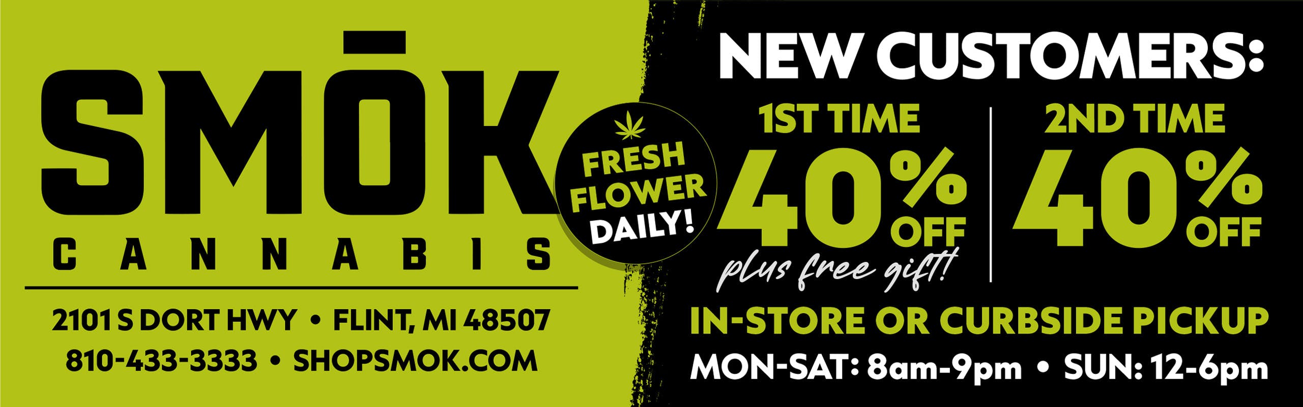 Smok Menu - a Cannabis Dispensary in Flint, MI