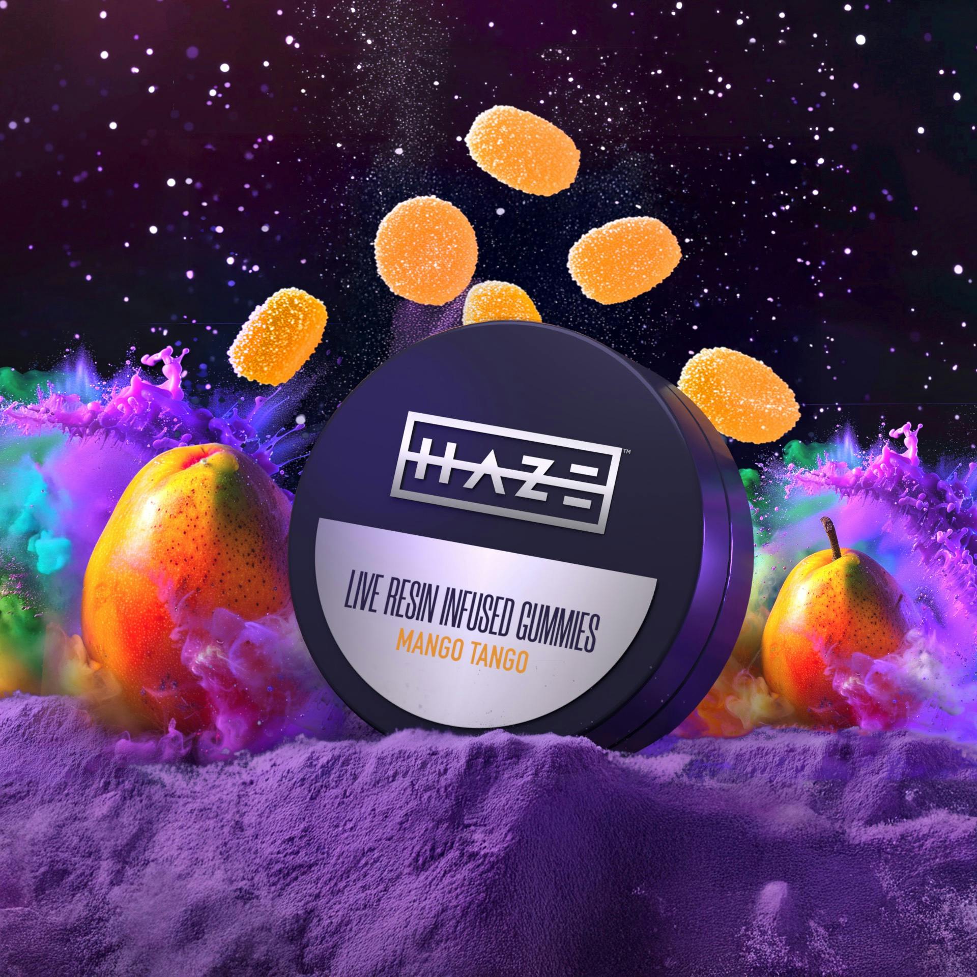 Haze Mango Tango Live Resin Gummies