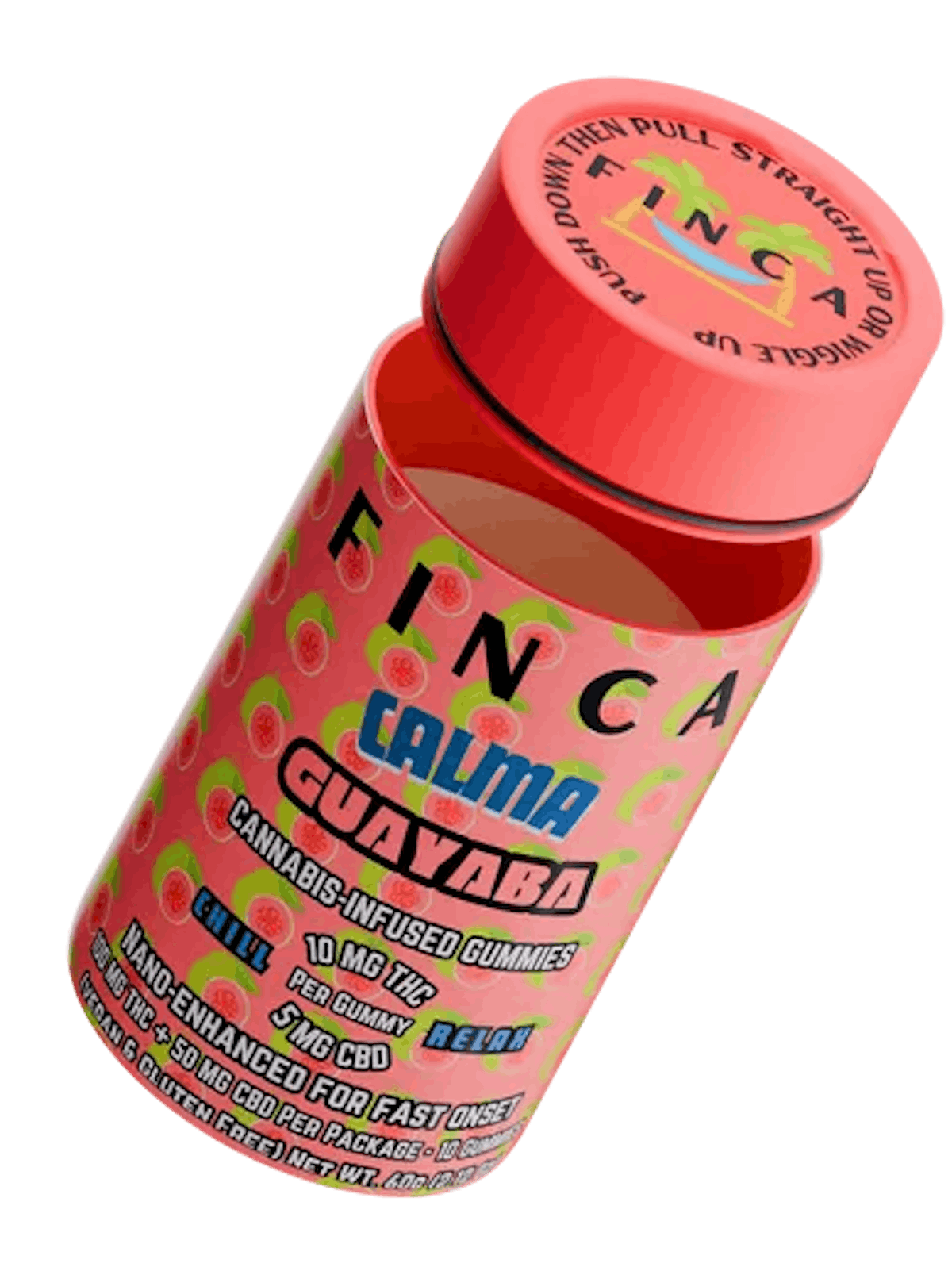Photo of FINCA | Guava Chill 2:1 Gummies | 100mg CBD 10pk
