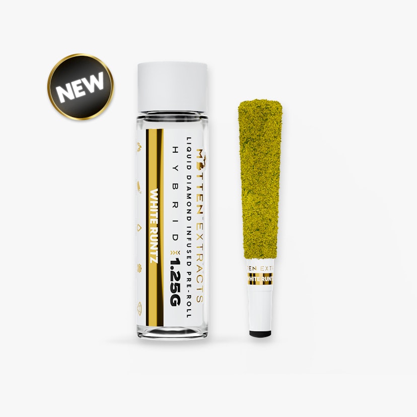 Mitten Extracts 1.25g Infused Preroll White Runtz