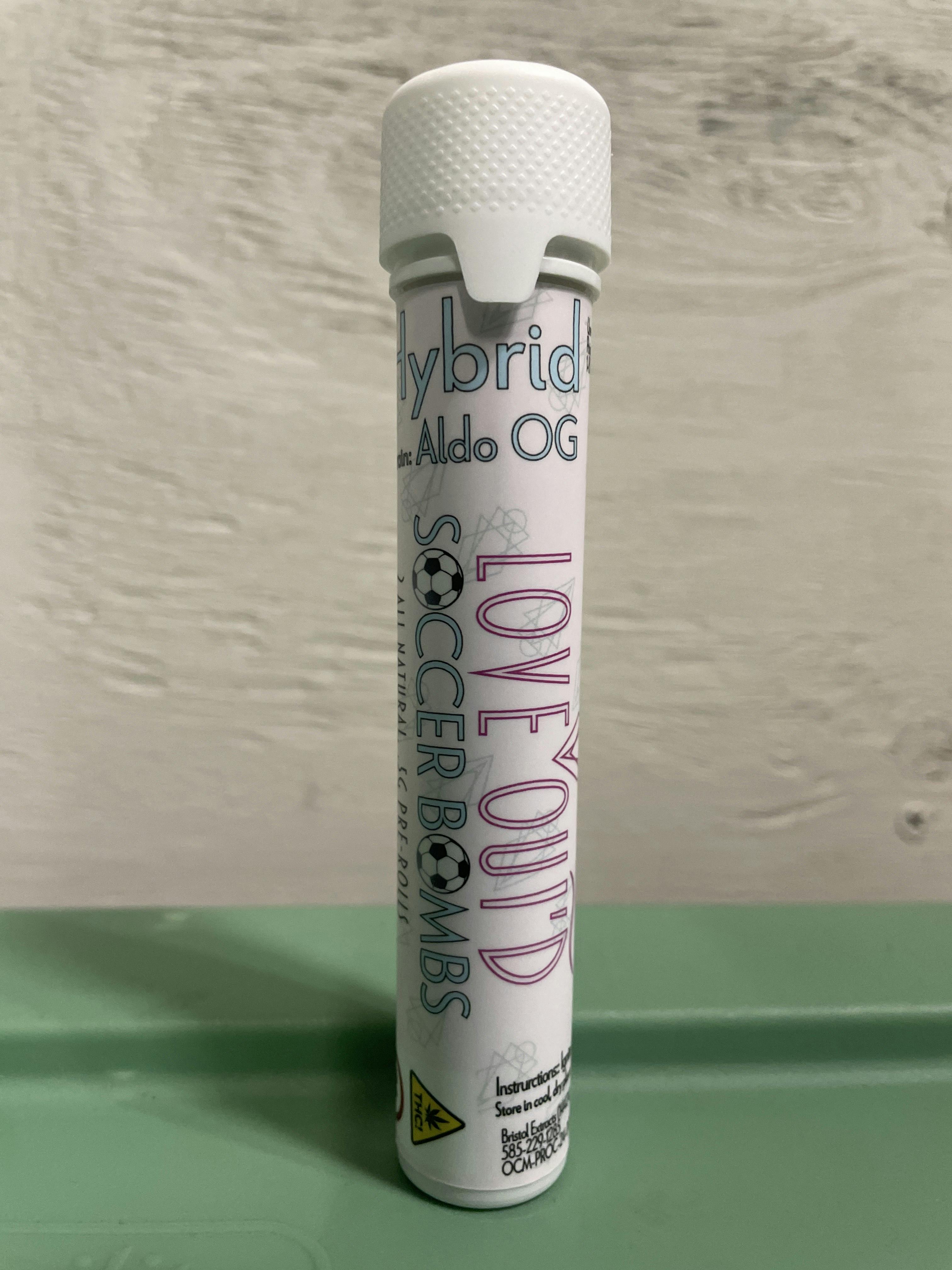 Snobby Dankins Love Ouid - Pre-Roll Pack - Soccer Bomb - Aldo OG