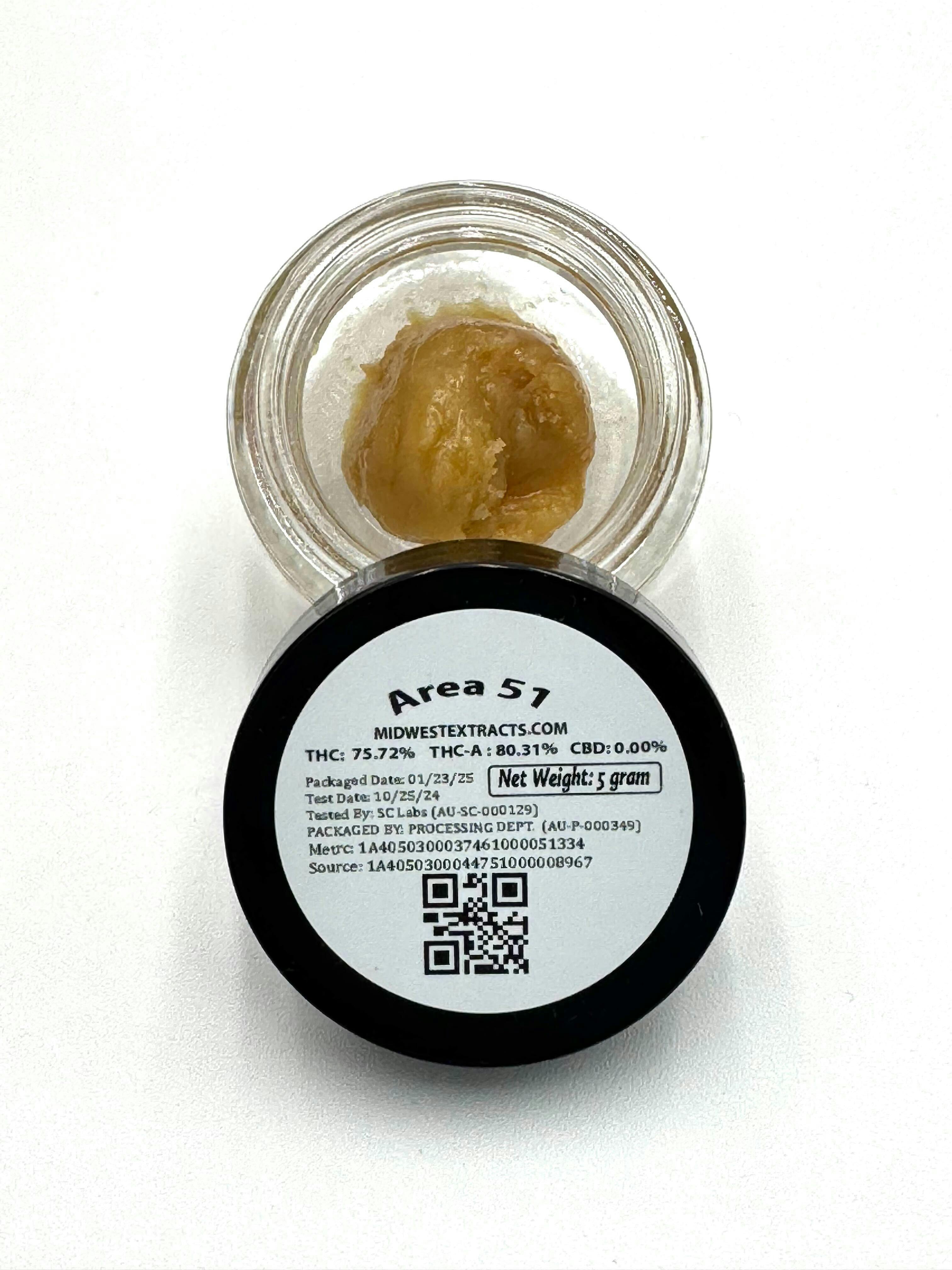 Midwest Extracts Area 51 | 5g Live Resin — CONCENTRATES