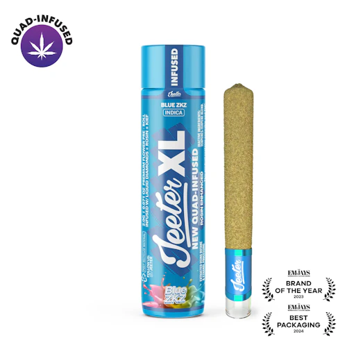 Jeeter - 2g Quad Infused Preroll - Blue ZKZ