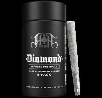 Heavy Hitters | Tropicana Cookie | Diamond Infused Pre-Roll 5pk