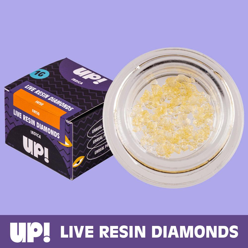 UP! - Wedding Cake x LCG (Indica) Diamonds 1g | Wellgreens