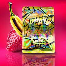 Product: Play | Strawberry Banana | 200mg | Gummies
