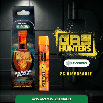 Gas Hunters - 2g Disposable - Papaya Bomb