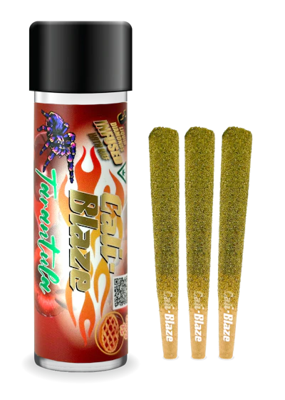 Cali-Blaze - 3-Pack 1g Tarantulas - Cherry Lime - PRE_ROLLS by Cali-Blaze at King of Budz