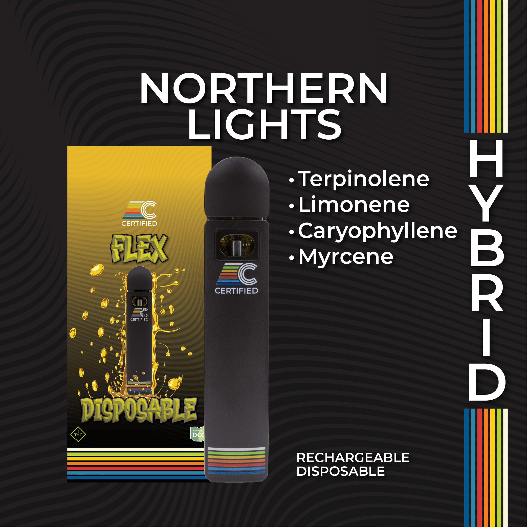 Northern Lights Flex Disposable 1g (Indica) | Certified