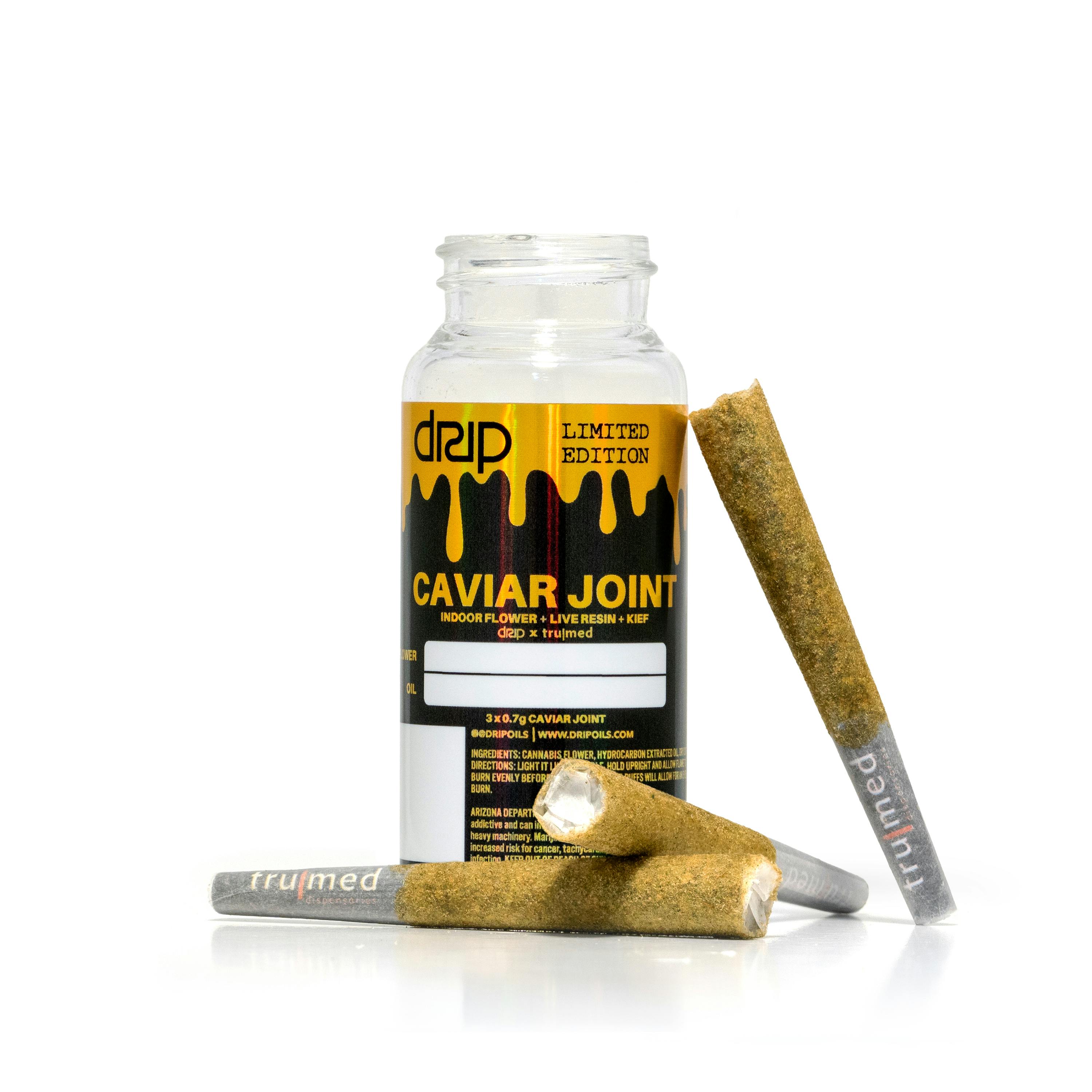 DRIP Cannabis 2.1g Infused Pre-Roll 3pk - Black Ube x Blue Dream