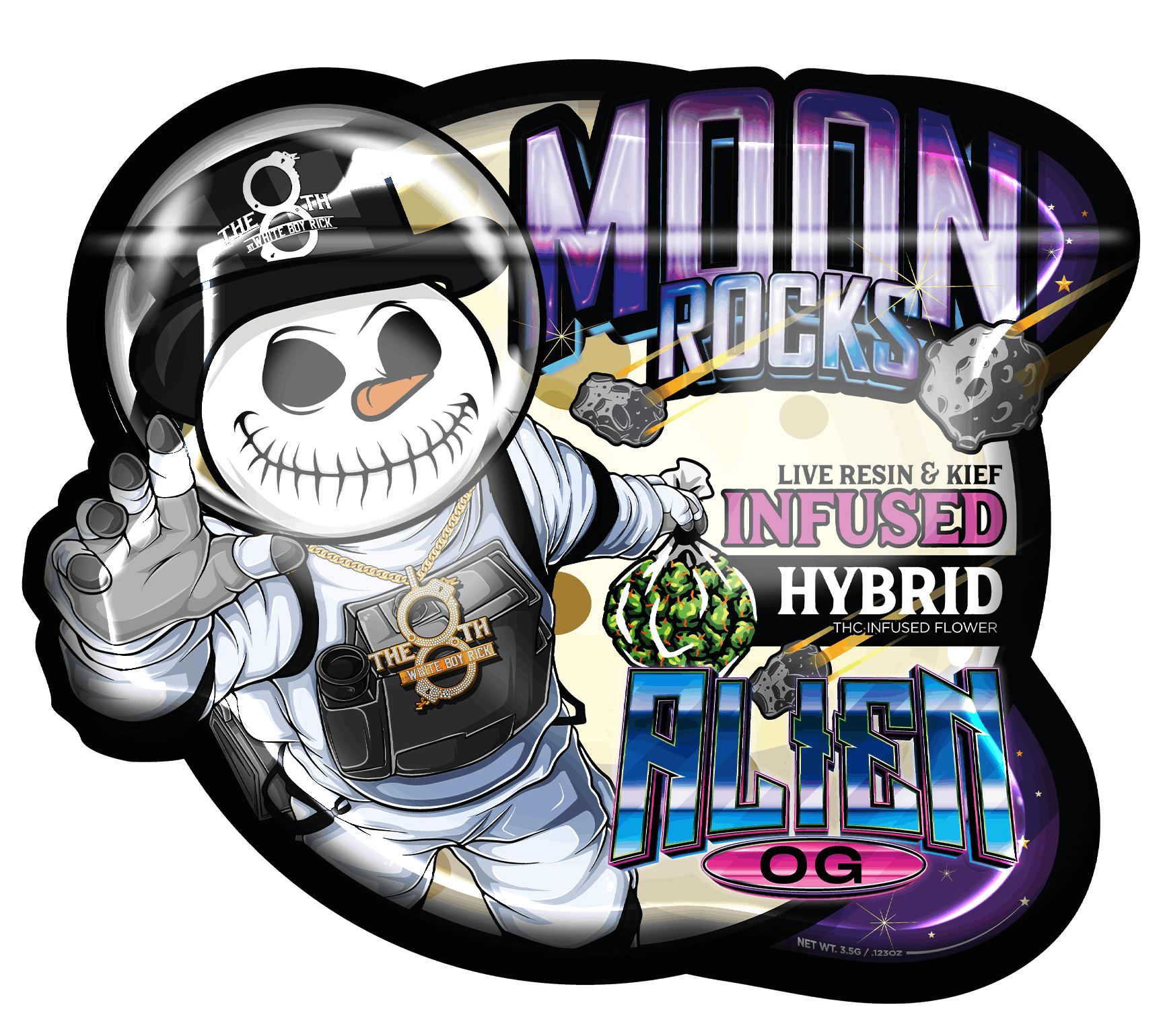 The 8th - 3.5g Moon Rock Prepack - Alien OG