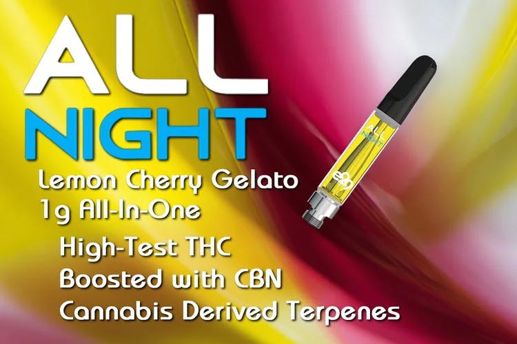 Cart | E29 Labs | Lemon Cherry Gelato | All Night | 1g