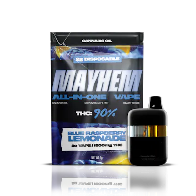 Mayhem Blue Raspberry Lemonade AIO 2g | Sacred Bloom