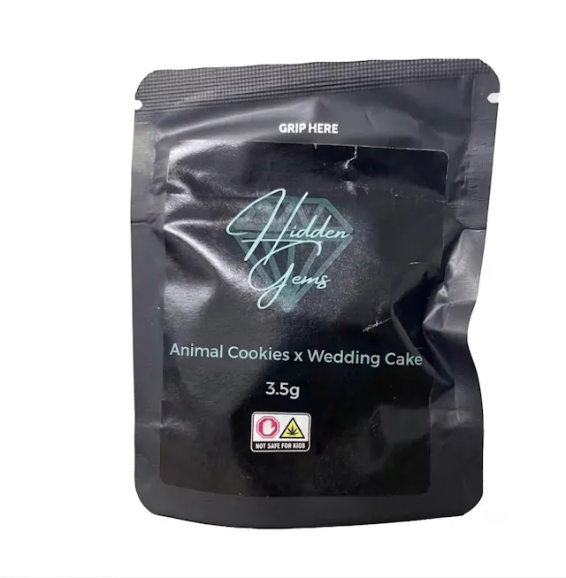 Hidden Gems Flower Animal Cookies x Wedding Cake 3.5g (indica hybrid)
