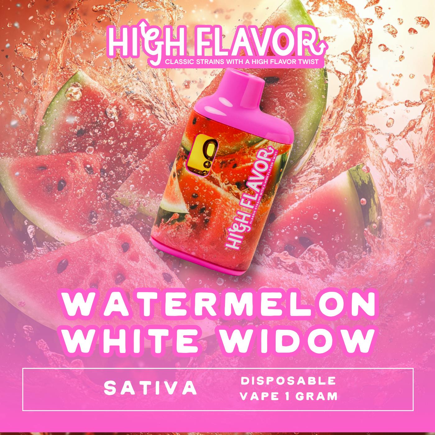 Watermelon White Widow | Disposable Vape | 1g